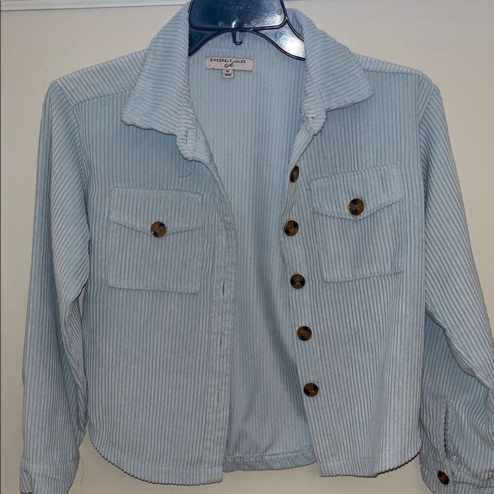 Universal Thread Sky Blue Corduroy Shirt